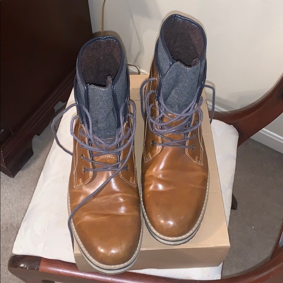 MENS BROWN BOOTS - Picture 1 of 3